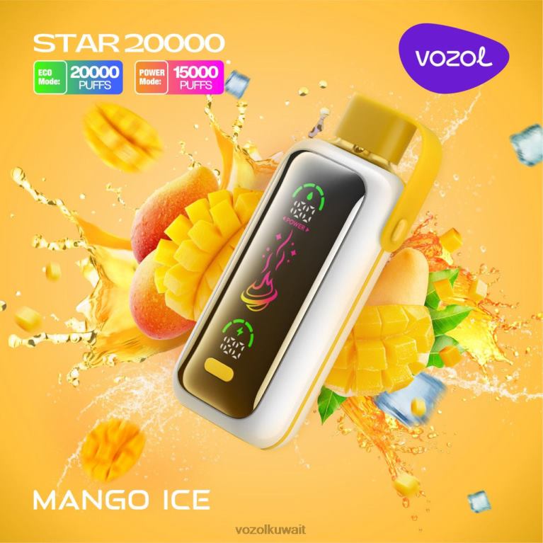 VOZOL STAR 20000 FLH0X13 جليد المانجو Vozol Gear Kuwait