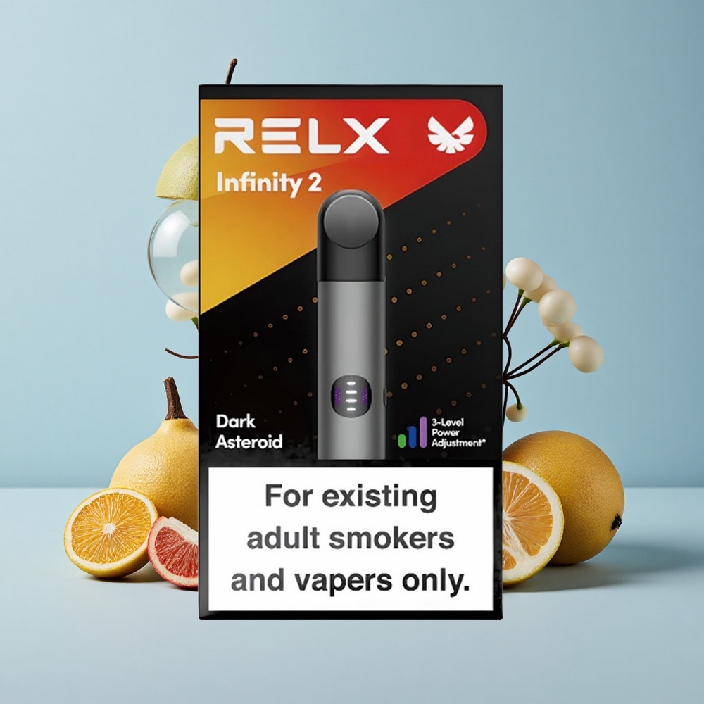 RELX Infinity 2 600-650 Puffs رمادي سعة البود: 1.9 مل