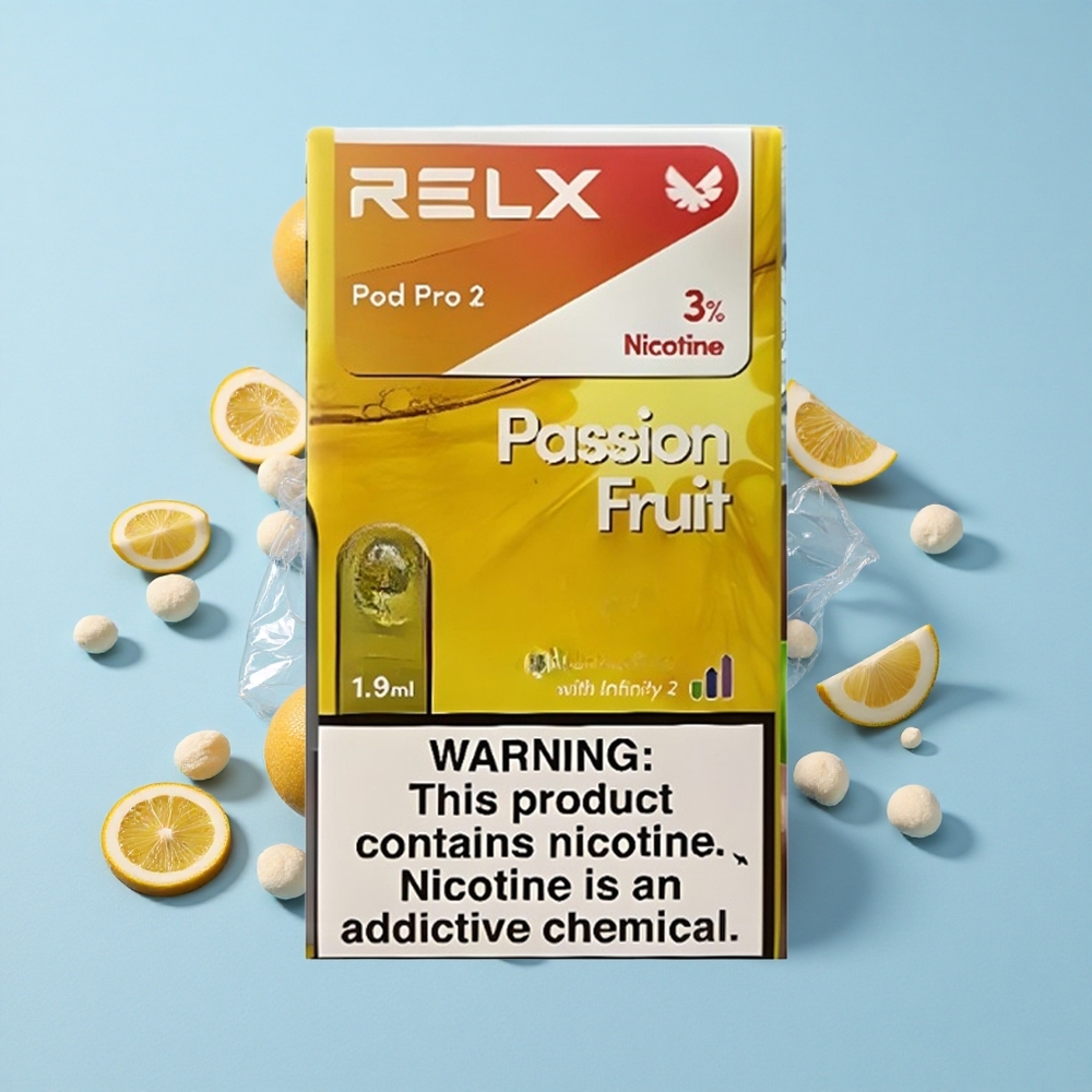 Relx Pod Pro 2 600 Puffs فاكهة العاطفة سعة 1.9 مل